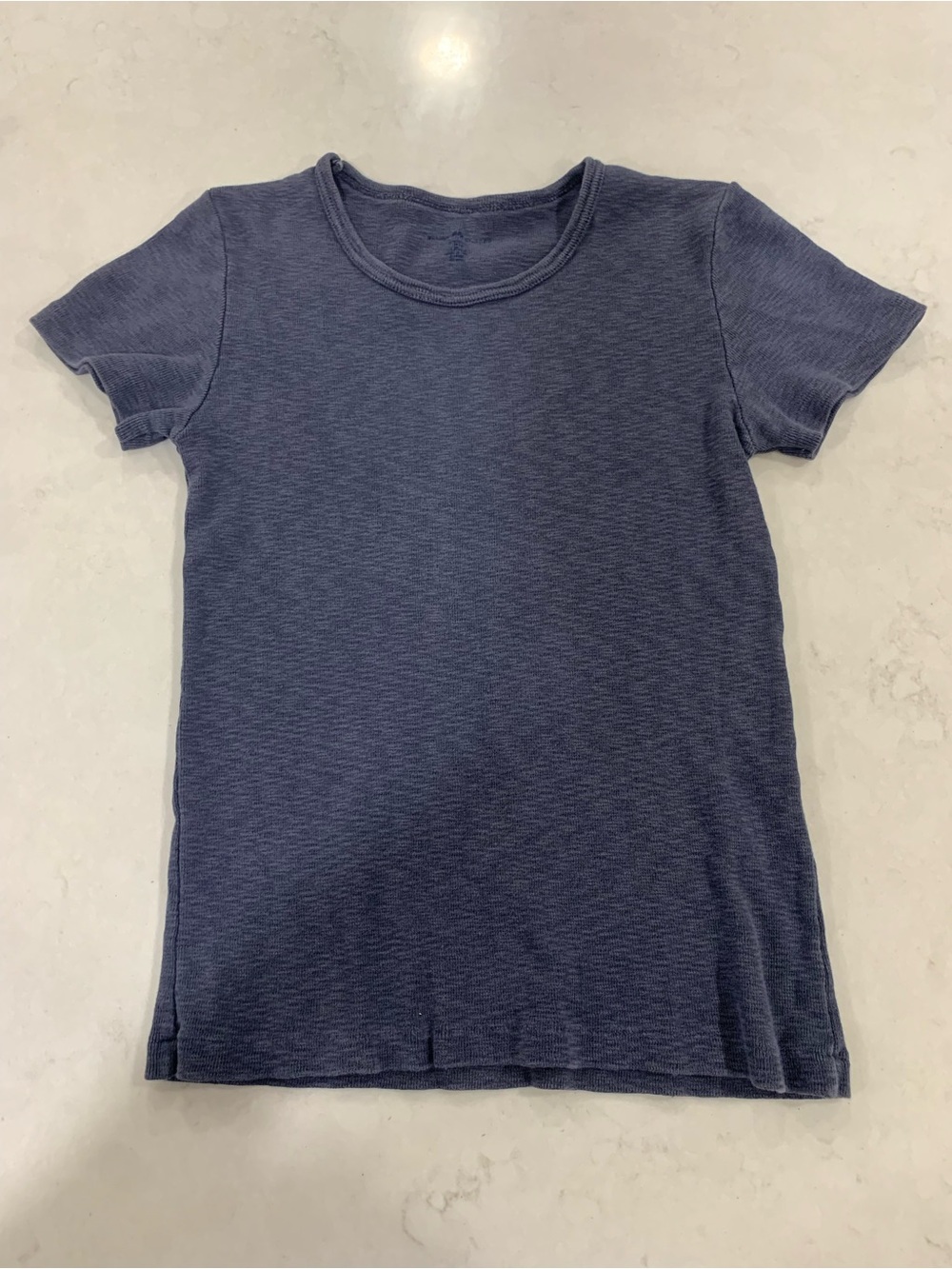 Comfy Classic Short Sleeve Tee in Navy - missing Size tag fits Small